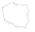 Outlline Map of Poland